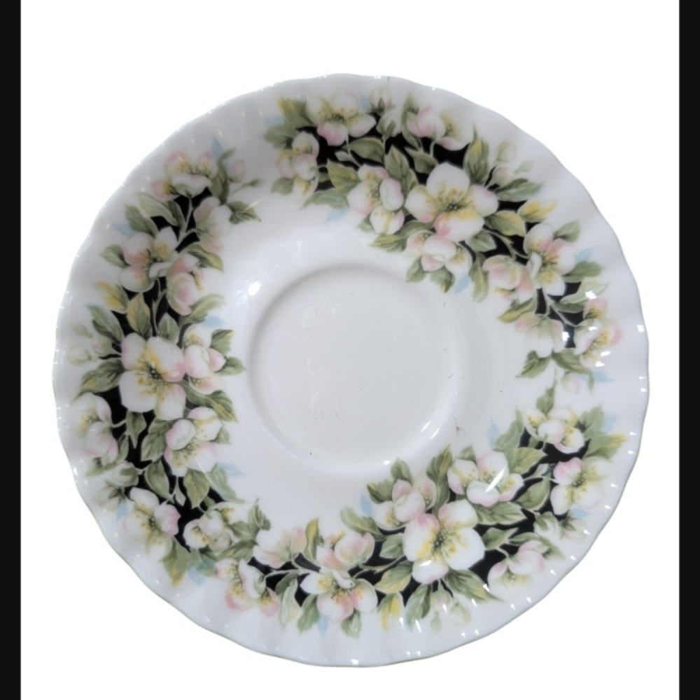 Royal Albert Orange Blossom Bone China Floral Saucer